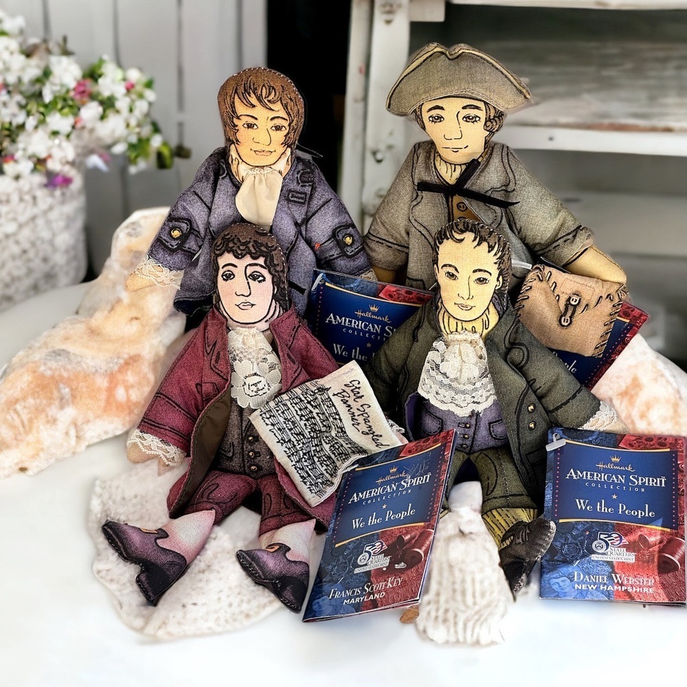 Vintage 2000 Hallmark American Spirit Collection "We the People" Dolls NWT